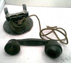 Antique Vintage Western Electric D1 No-dial Desk Telephone E1 Handset 557b