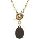 Hermes Necklace Chaine D ancre Metal Buffalo Horn Dor   Gold Hardware Chaine