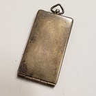 Vintage 1920s Masonic Sterling Silver Hanging Postage Stamp Holder With Emblem