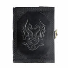 Handmade Leather Double Dragon Journal writing Notebook Diary unlined Paper Gift