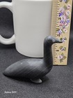 Antique Inuit Hand Carved Soapstone Loon  Signed By Artist