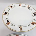 Set Of 4 Danbury Mint Yorkie Terrier Porcelain 10 75  Dinner Plates Excellent 