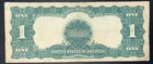 1899  1 One Dollar  Black Eagle Silver Certificate Large Size Note Horse Blanket
