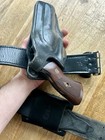 Vintage Tex Shoemaker Police Duty Belt   357 Revolver Holster And Smith   Weston