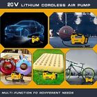 Tire Inflator Portable Air Compressor For Dewalt 20v Max Battery Auto Tire Pump