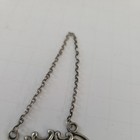 Vintage  Wallace Sterling Silver   Gin   Bottle Tag