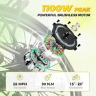 26   Electric Mountain Bike Ebike 1100w Peak Motor Bicycle 62mile 28mph 48v