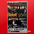 Slipknot  Slayer  Hatebreed  Drowning Pool 2004 Promo 11x17 Street Poster  Pdx