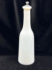 Antique    swallows    Handpainted Bay Rum Bristol Milk Glass Barber Bottle 9   
