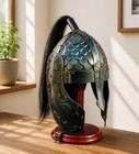 Medieval Viking Helmet Wearable Steel Norse Warrior Armor For Larp Cosplay Gift