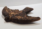 Hand Carved Soaring Fly Flying Wooden Bird Statue Sculpture Figurine Decor Art