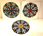 70 s Polish Lowickie Hand Cut Paper Art   Artist Signature  Choice Of 6 Designs 