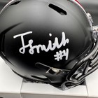 Jeremiah Smith Signed Ohio State Mini Helmet - Rare Black Helmet  Swau Coa