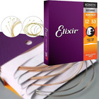 Elixir 80 20 Bronze Acoustic Guitar Strings W nanoweb Light 11052   012- 053  Us
