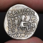 Parthian Empire Drachm 37bc Ancient Silver Coin King Phraates Iv Parthia Vf