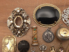 Vintage-now 15 Pcs Victorian Art Deco Style Parts Craft Jewelry Making Lot 26