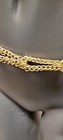 Vintage 80s 90 Gold Chain Belt With Coin Chain Belt Fits 27  - 30 