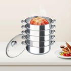 5-layer Steam Cooker Large Steamer domestic Commercial Stainless Steel Steamer
