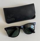 Authentic Vintage Ray-ban B l Wayfarer Black Sunglasses Made In Usa