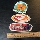 3 Vintage Roxy Vinyl Decal Sticker Surf Surfer Surfing Surfboard Skate Skater
