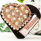 Arras De Boda Rose Gold Wedding Arras 13 Unity Coins Bridal Heart Box