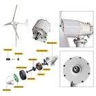 3000w Permanent Magnet Generator 120v 220v 3 Phase Gearless Synchronous Dynamo