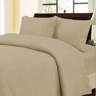 Hotel Quality  Egyptian Cotton Bedding Collection Select Size   Tc Taupe Solid
