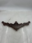 Vintage Ornate Copper Finish Cast Iron Floral Scroll Wall Plaque 17  Wide Decor