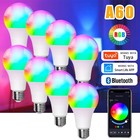 1-8 Pack Tuya Dimmable Smart Life Rgb Led Light Bulbs Lamp  110v