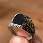 Very Rare Genuine Ancient Roman Warrior Ring With Black Stone