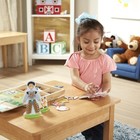 Wooden Magnetic Dress Up Dolls Set With Accessories For Kids Ages 3 To 6