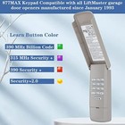 877lm Opener   2 Visor Remote 893lm For Liftmaster Sears Garage Door Keypad