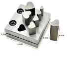 Jewelry Heart Shape Sheet Metal Disc Cutter Die Punch Set Bone Cross water Drop