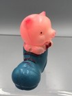 Vintage Celluloid Figural Pig In A Shoe Boot Sewing Tape Measure Royal