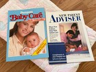     vintage 1980s Baby Quilt blanket Blue   Pink Bears 52  X 42  W  Magazines 