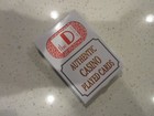The D Red Casino Las Vegas Deck Of Playing Cards   Free Poker Chip