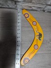 15    Vintage Australian Wood Souvenir Boomerang Hand Painted Kangaroo Art Decor