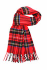 Scottish-made 100  Cashmere Plaid Scarf     Soft  Warm  Winter Wool Scarf