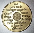 Alcoholics Anonymous Aa 61 Year Bronze Medallion Coin Chip Token Sobriety Sober