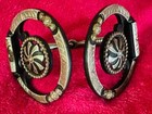  silver Show Snaffle Inlaid Stone Western Horse Bit 4 Headstall Bridle Futurity 