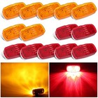 Trailer Marker Led Clearance Lights  14x Double Red Lens Trailer Marker Lights