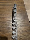Yamaha Silver Flute With Carrying Case Silver 481 Open Hole Professional