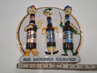 Vintage 1950s Koehler Beer  no Minors Served  3d Bar Sign Erie Brewing Co Pa