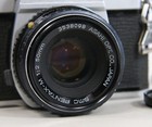 Asahi Pentax K1000 35mm Film Camera W  Smc Pentax 50mm 1 2 Lens - Read Desc