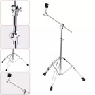 Heavy-duty Cymbal Straight Boom Stand Double Braced Thicken Alloy Support Rack