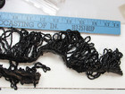 Huge Lot Victorian Black Beaded Mourning Hand Sewn Applique Passementerie Trim
