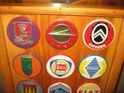 Vtg Wheaties Cereal Premium Auto Car Metal Badges Lot 23 Framed Garage Man Cave