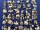 Vintage Jewelry Lot Lucinda Pin House Black White   Off White Pop Art To Wear 40