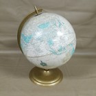 Cram s Imperial World Globe 12   12 Metal Base Office Desk Decor 1970 s Vintage