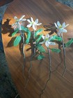 Vintage French Beaded Flowers Multiple Available Stems White Daisies Daisy 11   
